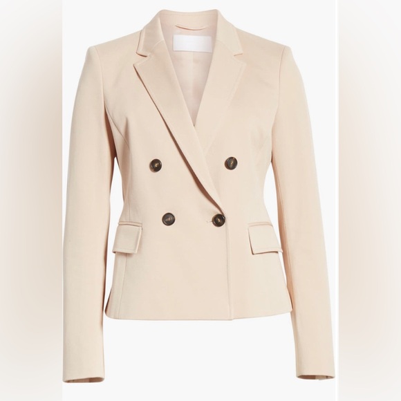Boss Jalarema Double Breasted Jacket in Nude - Picture 3 of 10